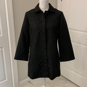 Chicos lines classic black blazer